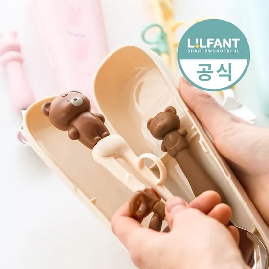 아기 연습 젓가락 유아 수저케이스세트 어린이집 유치원 더스틱 맥스