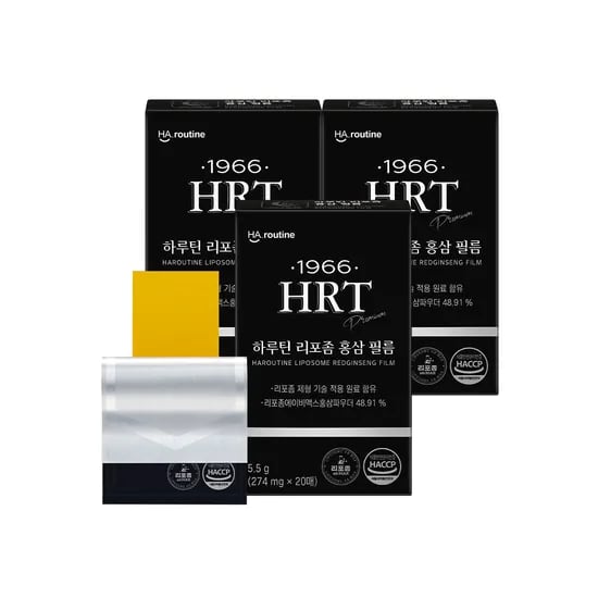 HRT 리포좀 홍삼 필름 20매, 3개