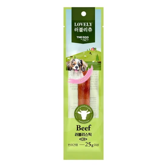 더독 강아지 러블리츄 불리스틱 대형 25g