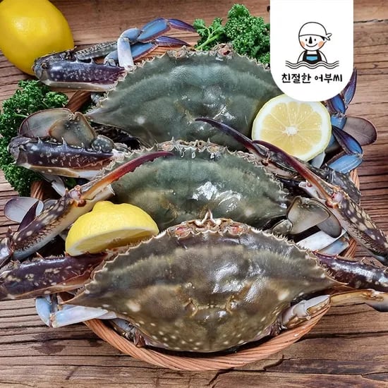 제철 숫꽃게 냉동 급냉 꽃게 2kg 수산물이력제 친절한어부씨