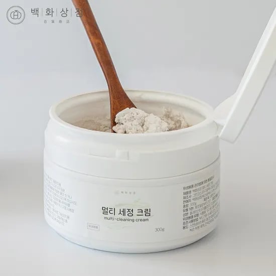 백화상점 다목적 클리너 스텐 연마제 제거제 찌든때 기름때 탄냄비 제거 300g, 2개