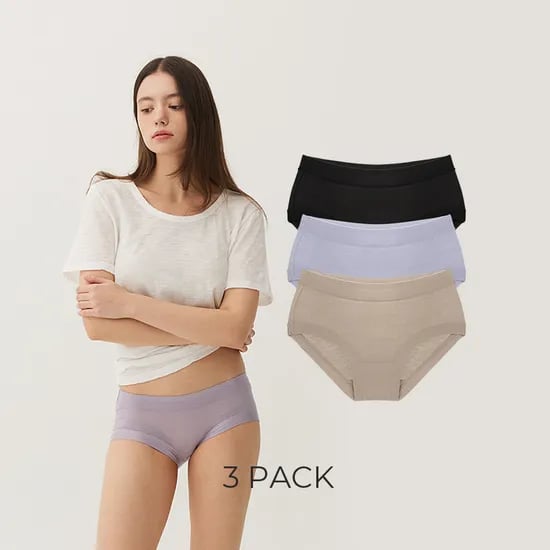 힙핑크 [3PACK] 스테이 레이온 삼각팬티세트