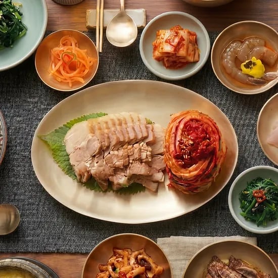 거창유기 수공예 방짜 유기 타원 접시 메인 한식 플레이팅 브런치 놋 그릇 1개, 18cm
