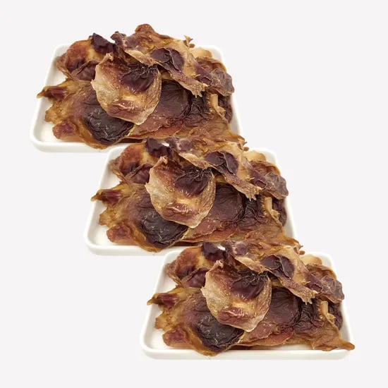 국내산 프리미엄 강아지 건조 간식 말티푸 멍멍이가 좋아하는 영양 간식 닭근위육포, 70g, 3개