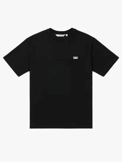 AIR MESH BOX LOGO TEE-BLACK