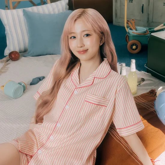 실크핏 러브썸 반팔 카라 커플 잠옷 세트 여름 홈웨어