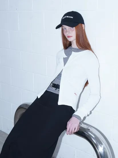 320쇼룸 모나 아일렛 가디건 아이보리