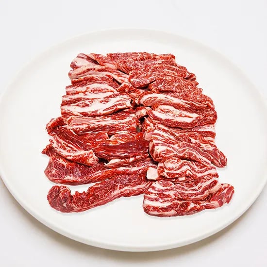 한우소갈비 갈비살 투뿔 마장동 소고기 모듬 1kg