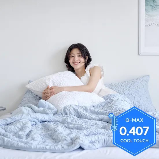 셀레네 냉감 여름 차렵이불 쿨링 사계절 부드러운 중력이불
