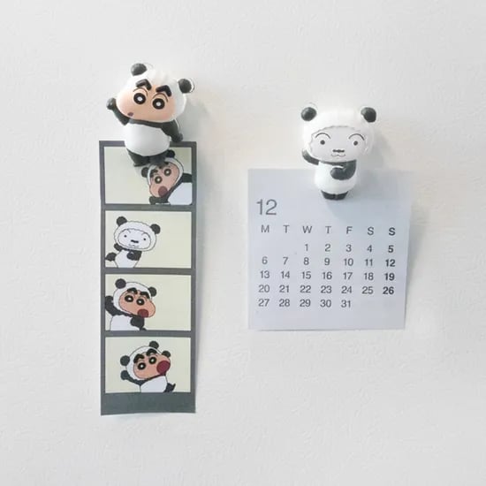 레토 짱구 흰둥이 마그넷 클립