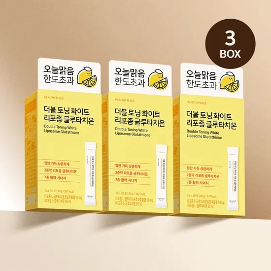 더블 토닝 화이트 리포좀 글루타치온 / 콜라겐 스틱 30포, 3개
