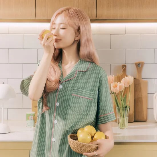 실크핏 웬즈데이 반팔 카라 커플 잠옷 세트 여름 홈웨어