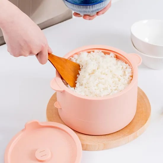 칼로피그 실리콘 저당밥솥 전자레인지찜기 혈당관리 캠핑 전자레인지 밥솥 저당 저탄수 다이어트