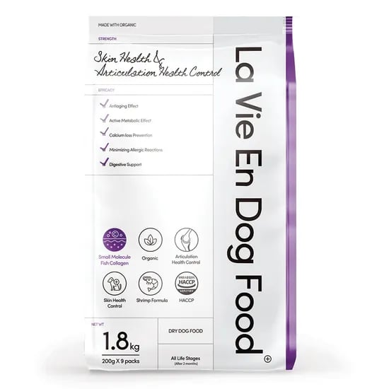 라비앙독 강아지 사료 가수분해 피부 눈물 알러지 개 애견 새우, 1.8kg, 1개