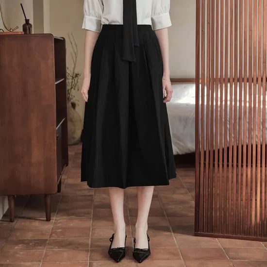 [2컬러]썸머 에이라인 플레어 스커트 SUMMER A LINE FLARE SKIRT