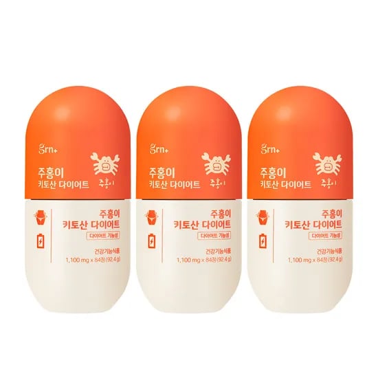 GRN 주홍이 키토산 다이어트보조제 체지방 비타민 미네랄 3박스
