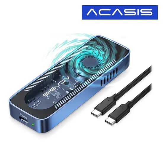 ACASIS 아카시스 EC-6608Air M.2 NVMe 10Gbps 외장SSD 케이스 SSD 외장케이스 인클로저