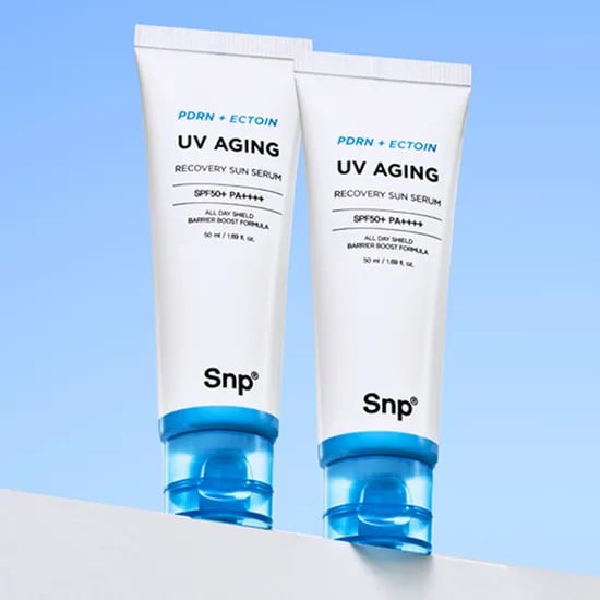 Snp PDRN 엑토인 UV 에이징 리커버리 선세럼 50ml x 2개