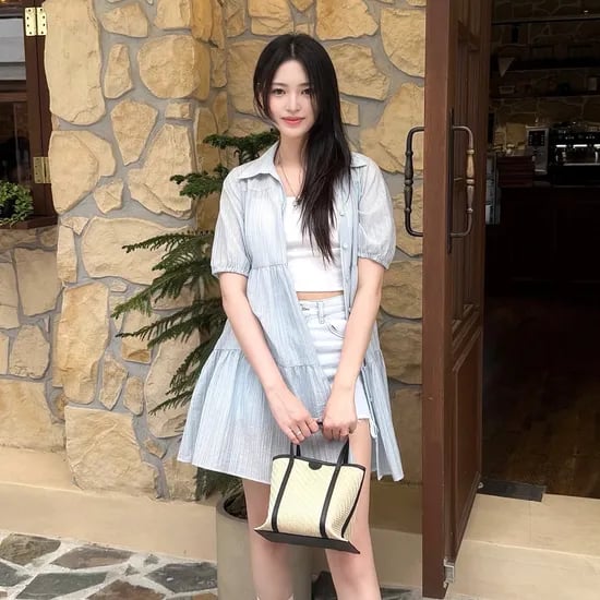 레인 셔츠 원피스 RAIN SHIRT ONE-PIECE / BLUE