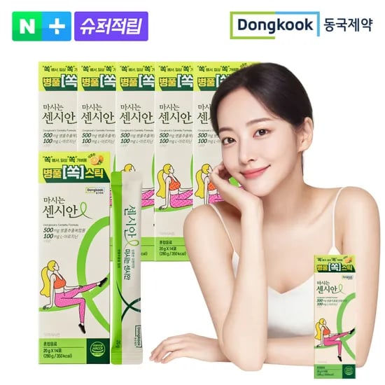 동국제약 마시는 센시안 맛있는 아르기닌 병풀추출복합물 스틱 14포, 6개
