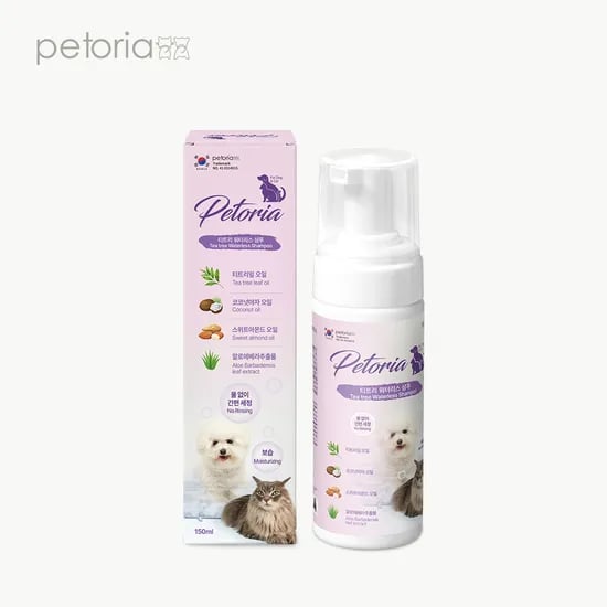 펫토리아 강아지 샴푸 티트리 워터리스 발세정제 150ml, 1개
