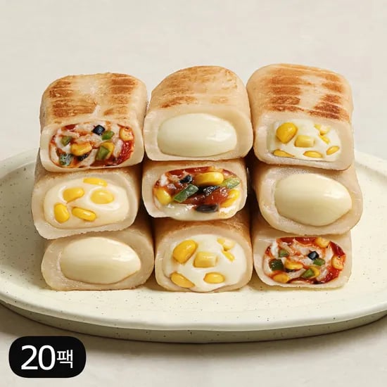 다신샵 저당 곤약현미떡마리 5종 20팩 / 모짜렐라 건강떡 저당떡