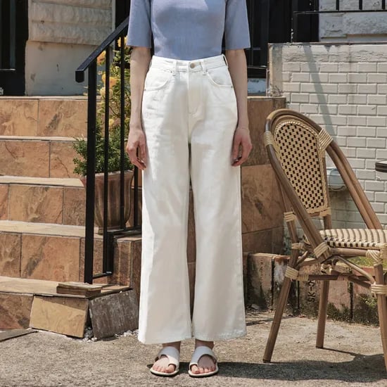 아몬드 와이드 데님 팬츠 ALMOND WIDE DENIM PANTS
