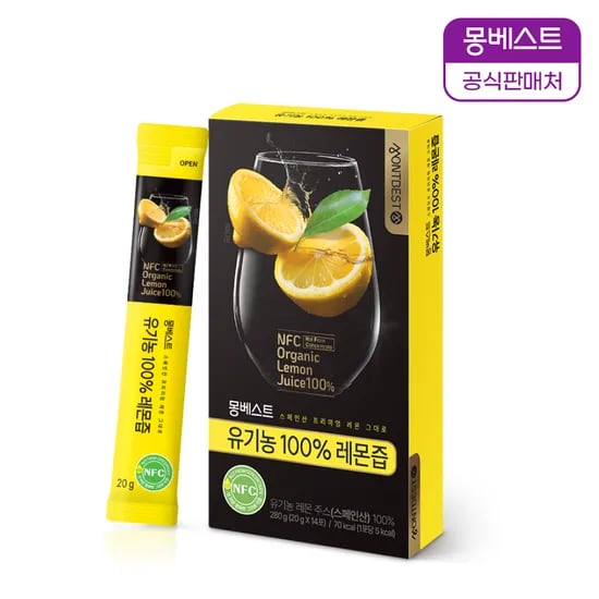 몽베스트 유기농 100% 레몬즙 20g 14포, 1개