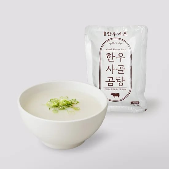 한우 사골곰탕 사골 육수 곰국 사골국 350G 6팩 세트