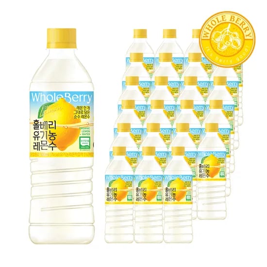 홀베리 유기농 레몬수 500ml x 24개입
