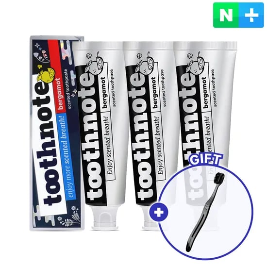 투스노트 고불소 센티드치약 베르가못향 100g x 3개