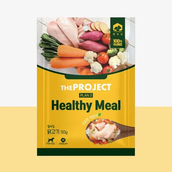 펫러닝 국내산 강아지자연식 강아지수제사료 습식 노령견 닭고기, 50g, 1개