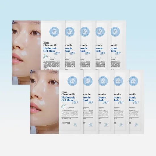 블루 캐모마일 히알루로닉 하이드로겔 마스크팩 5매 2BOX