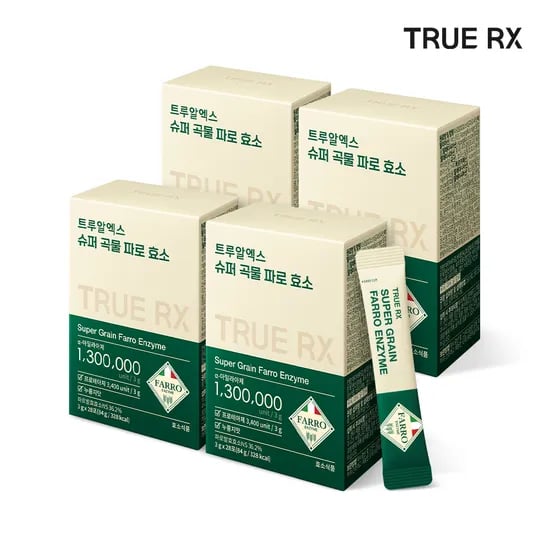 트루알엑스 슈퍼곡물 파로효소 클리오 28포, 4개