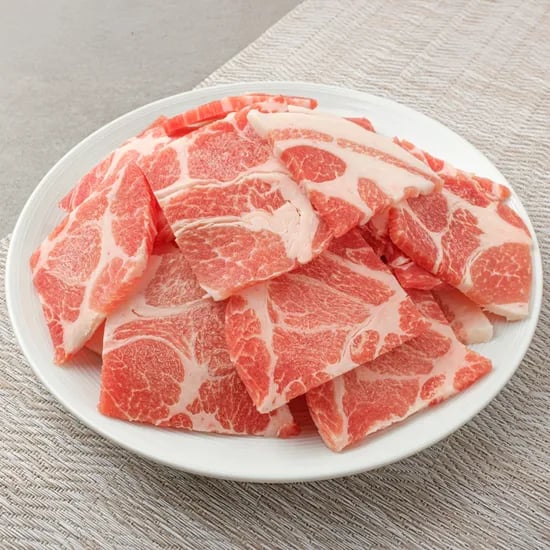 목전지 500g 왕목살 돼지갈비 제육볶음 소금구이 미국산