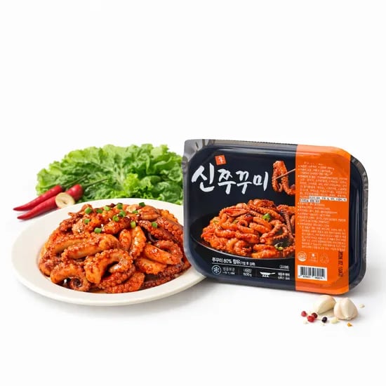 프리미엄 신쭈꾸미 500g 2인 양념 쭈꾸미 캠핑 밀키트