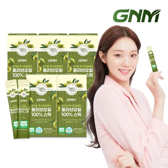 GNM 유기농 올리브오일 엑스트라버진 스틱 14포x 5박스 / 올리브유 올레샷