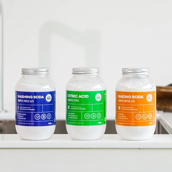 생활백서 소다 3종 세트 베이킹소다 구연산 과탄산소다 500g 주방 욕실 청소세제