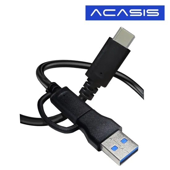 아카시스 USB A to C 변환 케이블 25cm 전송속도 [USB-A 5Gbps/ C to C 10Gbps]