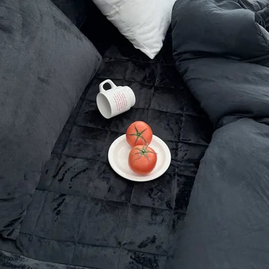 포근한 윈터테일 리버서블 겨울 밍크 극세사 옥수수솜 무봉제 차렵이불 세트 블랙 캣, DK패드세트(이불+베개커버+침대패드)