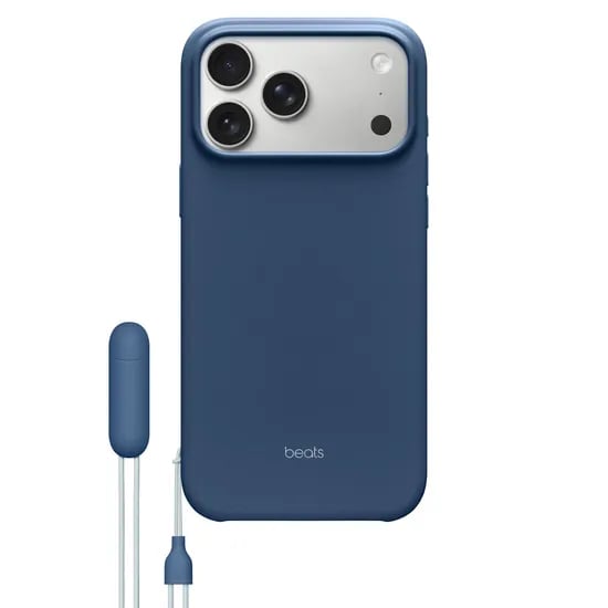 애플 정품 케이스 아이폰 17 Pro Max Beats 킥 스탠드 베드록 블루 53,400원
