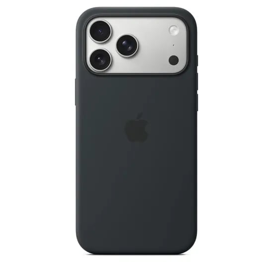 애플 정품 케이스 아이폰 17 Pro Max, 실리콘, 블랙