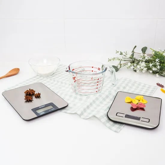 스토피아 정밀 주방 업소용 가정용 이유식 베이킹 계량 전자저울 1kg + 계량컵 500ml