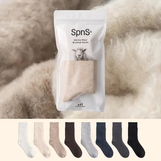 2켤레 메리노 울 양털 기모양말 남녀 겨울 방한 발열양말 무압박 N배송