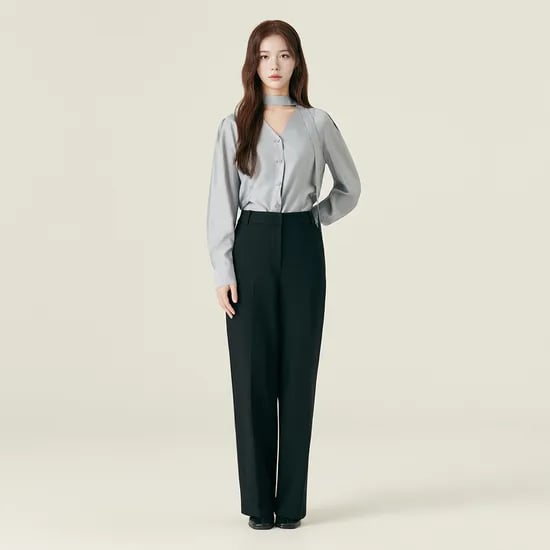 로엠 올데이 사방스판 스트레이트 밴딩 슬랙스 (기본ver) RMTWF4VR16