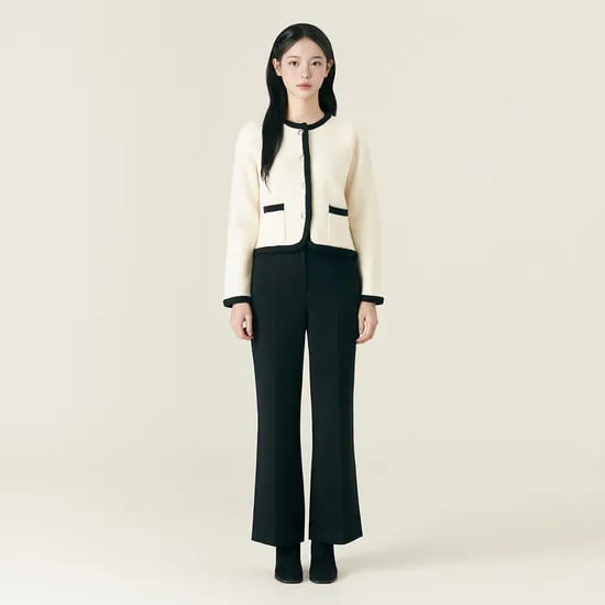 로엠 기모 부츠컷 슬랙스 RMTWF4VR11