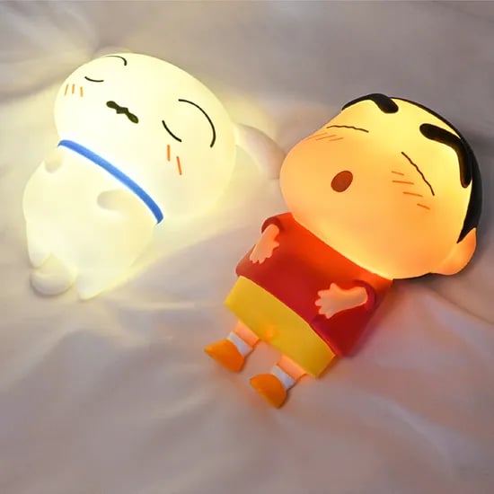 레토 짱구는못말려 흰둥이 배빵빵 무드등 인테리어소품 조명 수유등 취침등