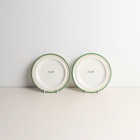 집들이선물 시라쿠스 메이플 플레이팅 접시 2개, 15cm, 코지그린