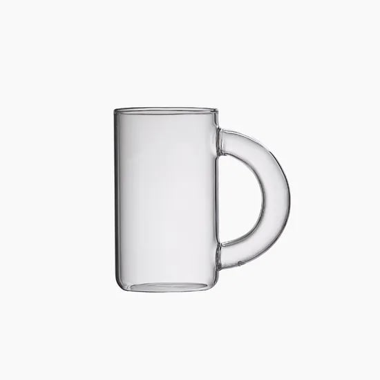 에지리 무아 내열유리 머그컵 380ml, 1개, 클리어