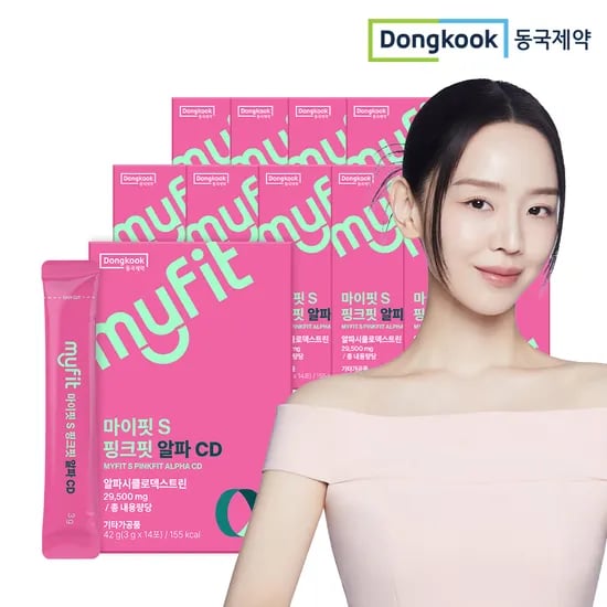 동국제약 마이핏S 알파CD 알파시디 난소화성 알파시클로덱스트린 가루 분말 14포, 10개